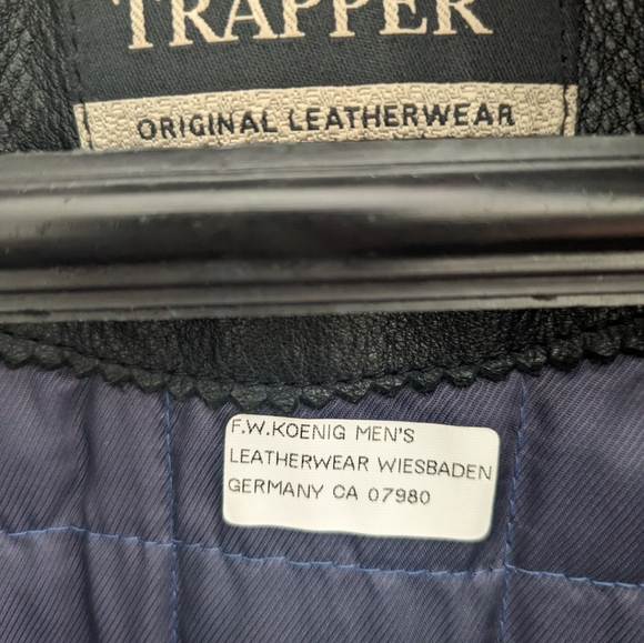 Trapper Men's Leather Jacket - Picture 2 of 12